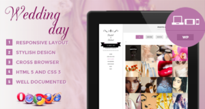 Hochzeitstag – Responsive WordPress Layout